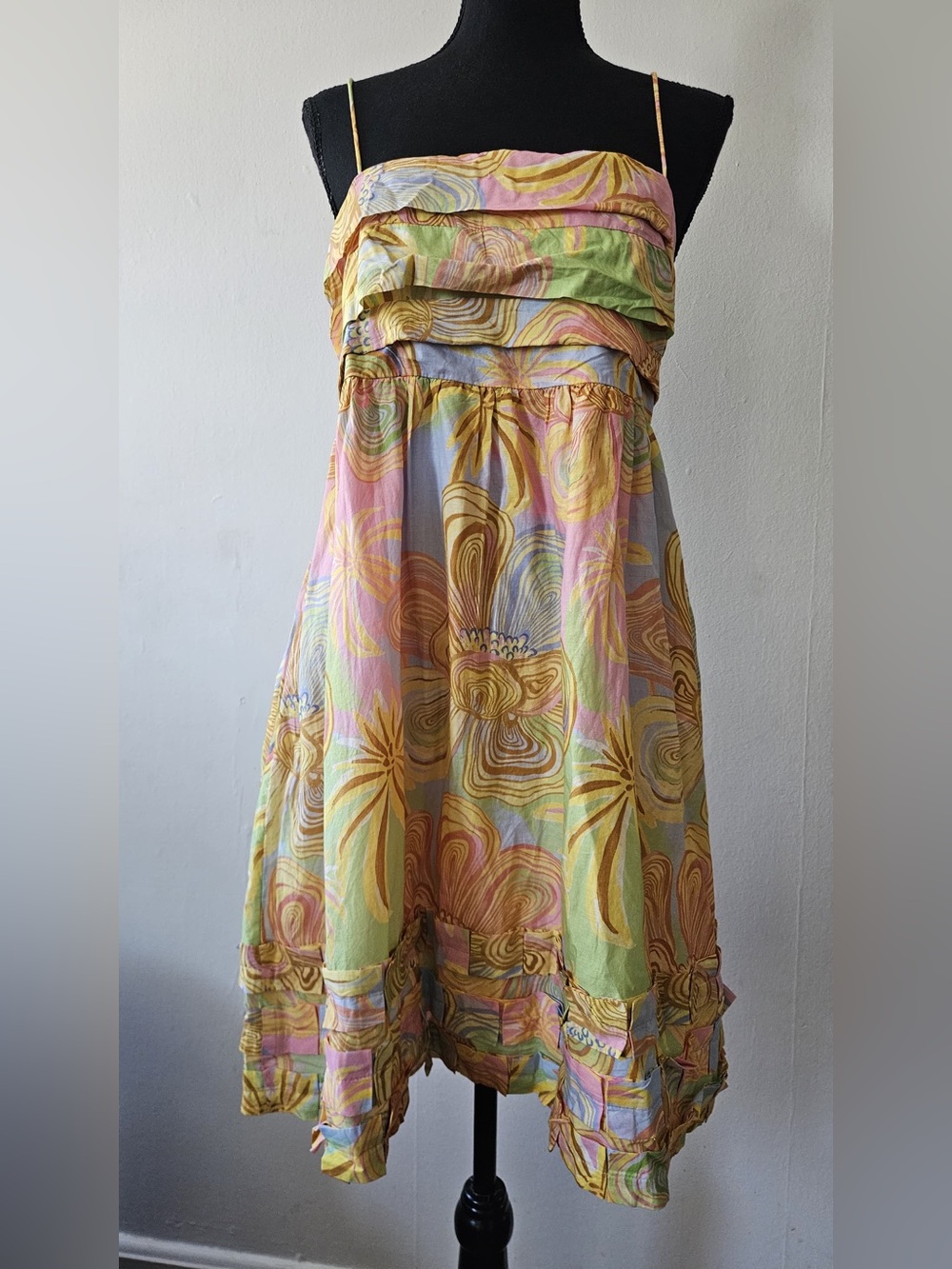 Farm Rio x Anthropologie Sleeveless Printed Mini Dress - Picture 6 of 7